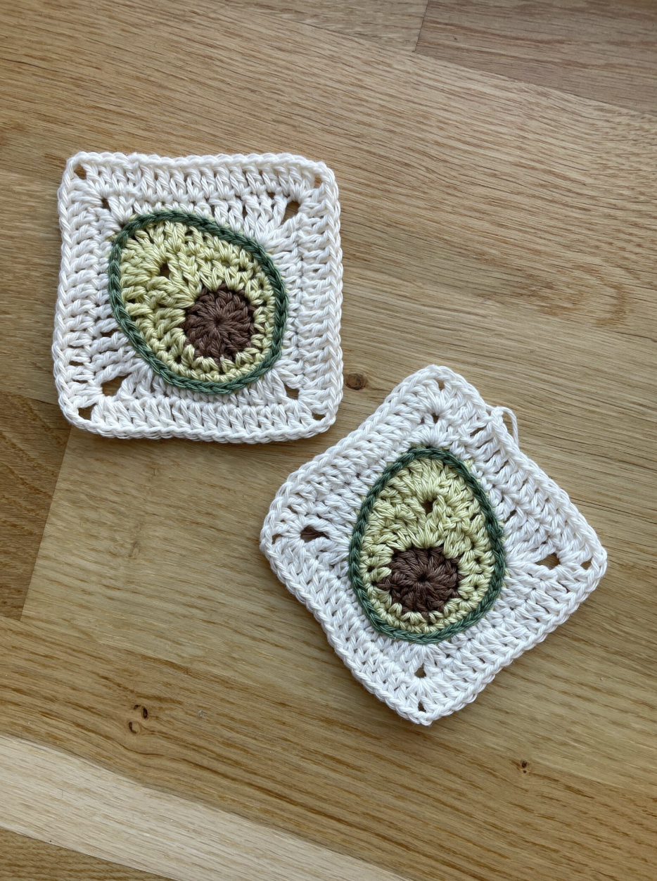 AVOCADO GRANNY SQUARE | pdf pattern in English
