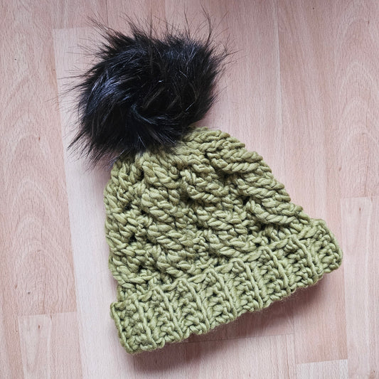 CHUNKY CABLE BEANIE | pdf pattern in English