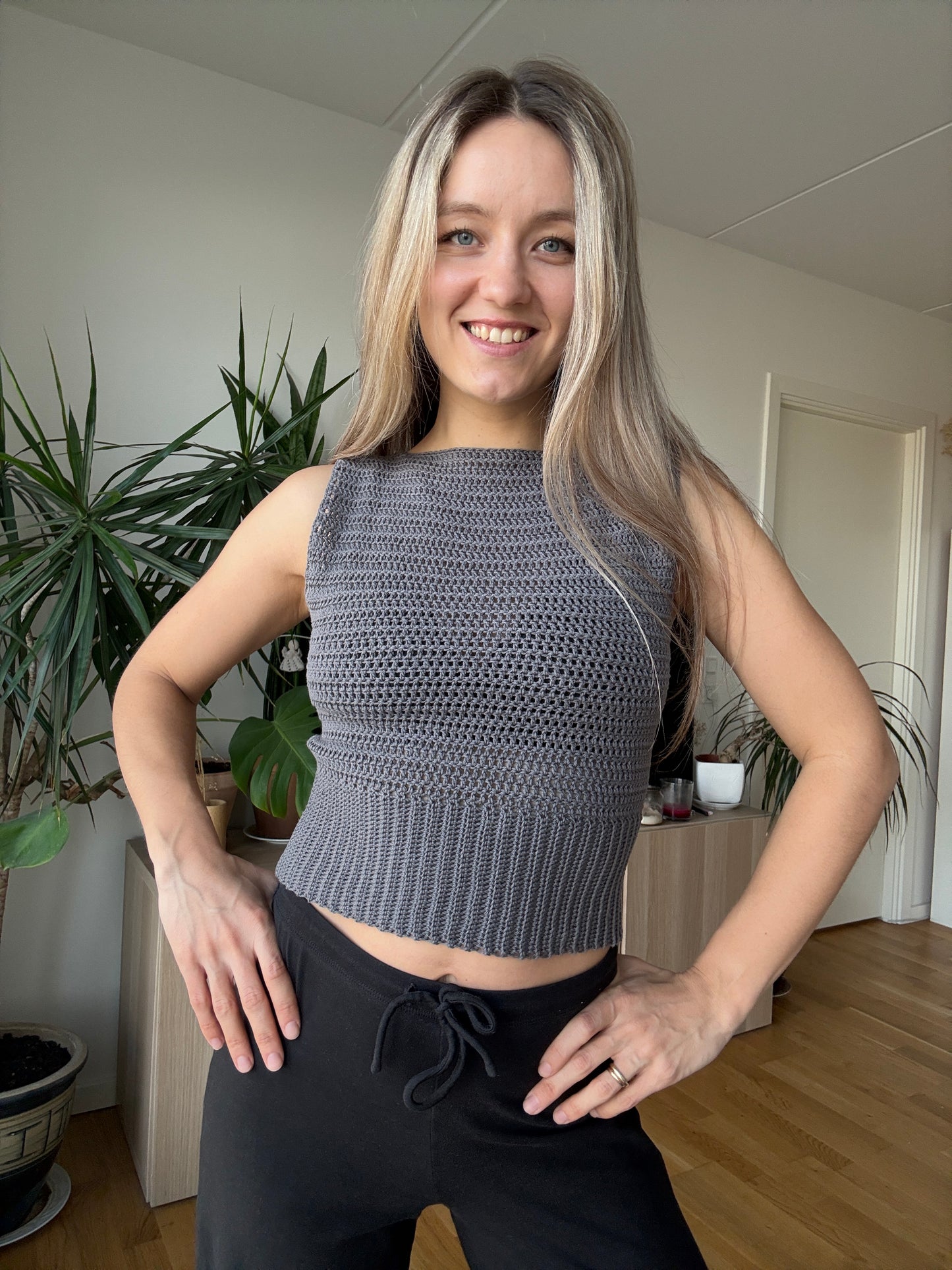 ATHENA TOP - crochet pdf pattern in English