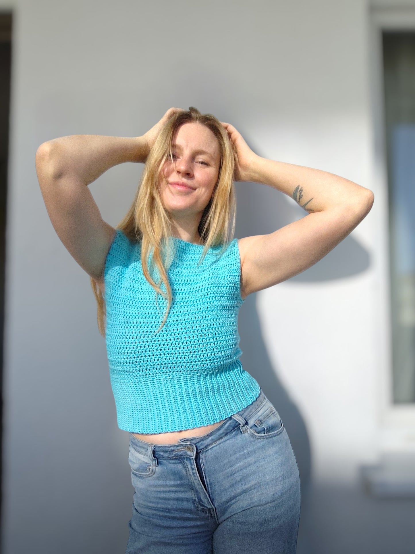 ATHENA TOP - crochet pdf pattern in English