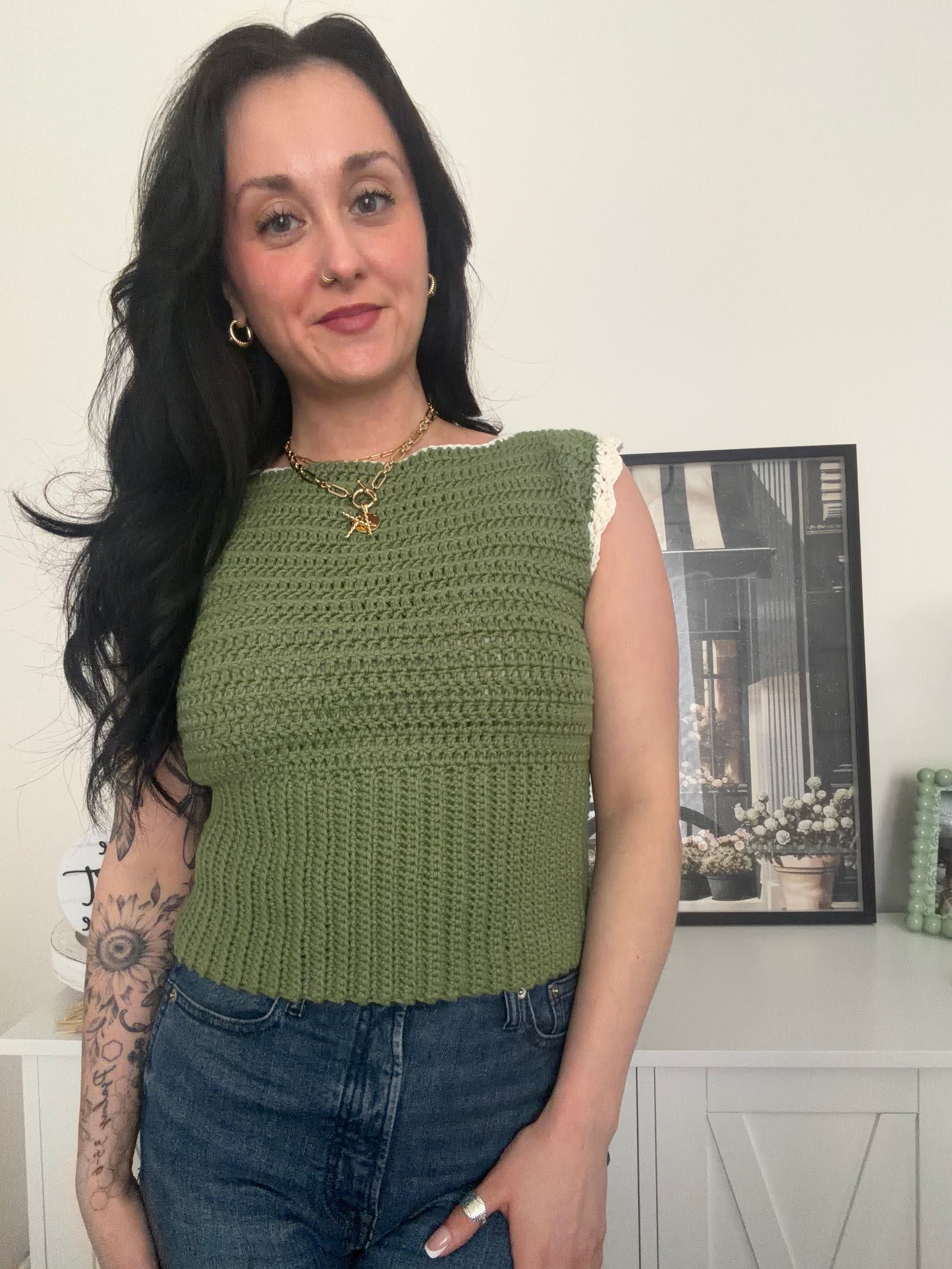 ATHENA TOP - crochet pdf pattern in English