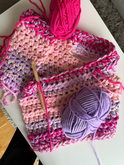 CHUNKY CROCHET VEST | pdf pattern in English
