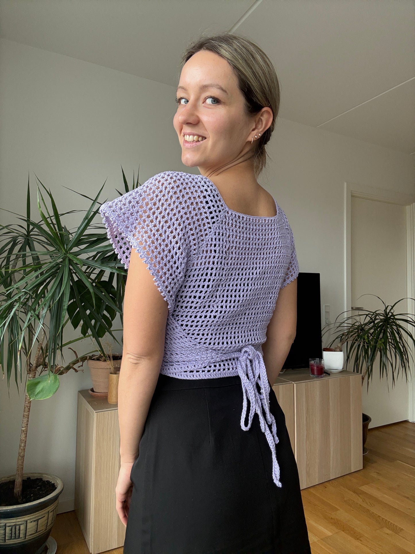 RAGLAN WRAP TOP | crochet pattern pdf