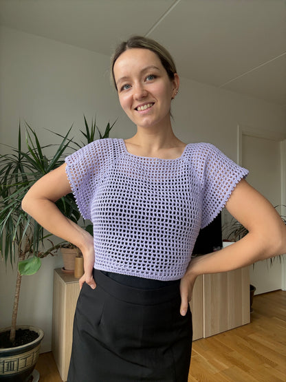 RAGLAN WRAP TOP | crochet pattern pdf