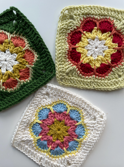 AFRICAN FLOWER GRANNY SQUARE | pdf pattern in English