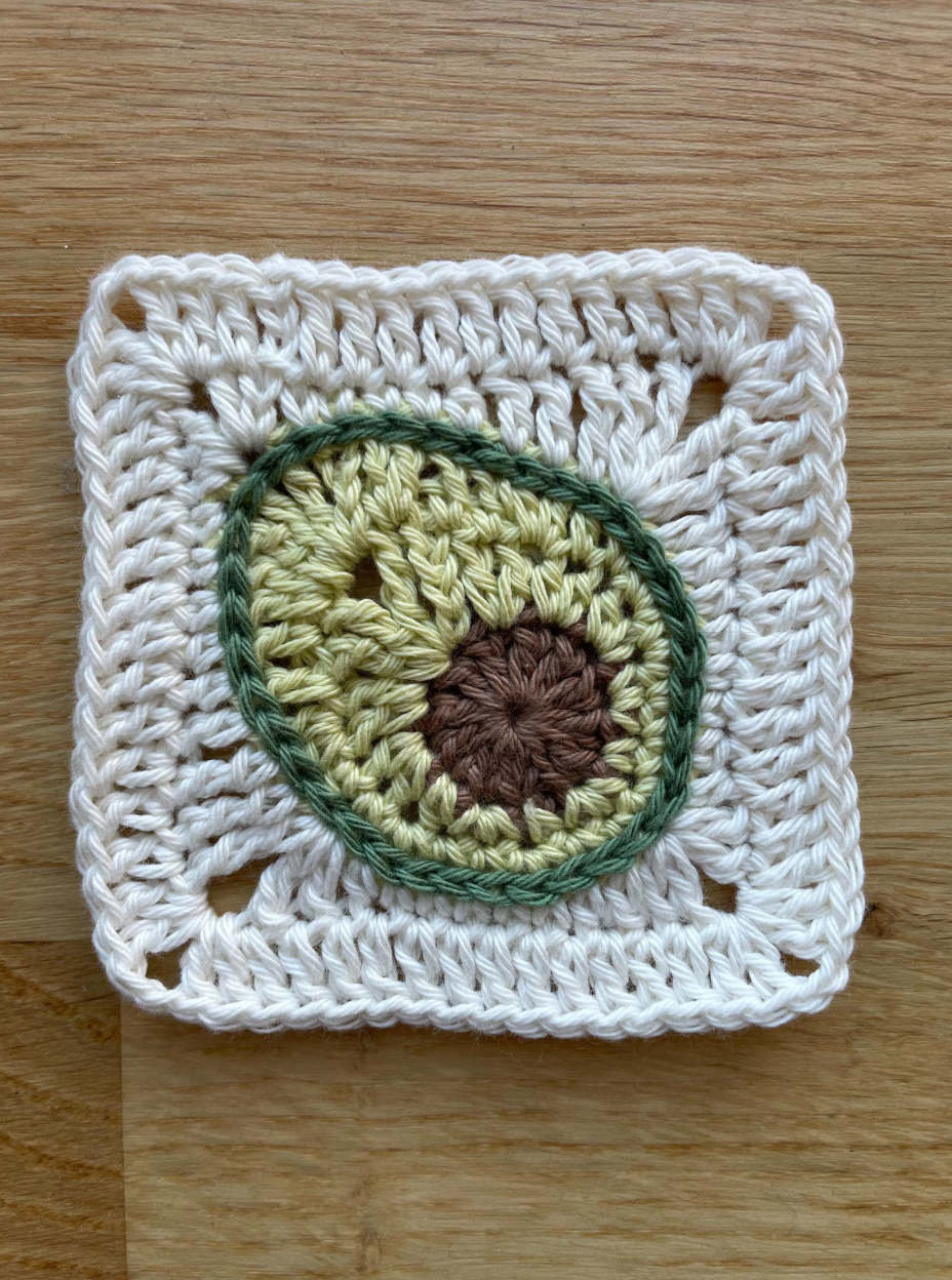 AVOCADO GRANNY SQUARE | pdf pattern in English