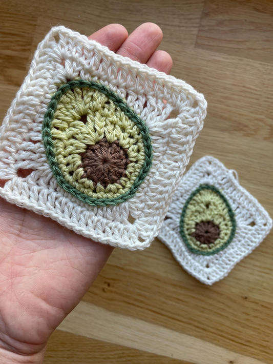 AVOCADO GRANNY SQUARE | pdf pattern in English