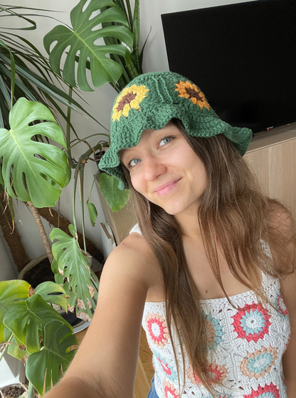 CROCHET BUCKET HAT | pdf pattern in English
