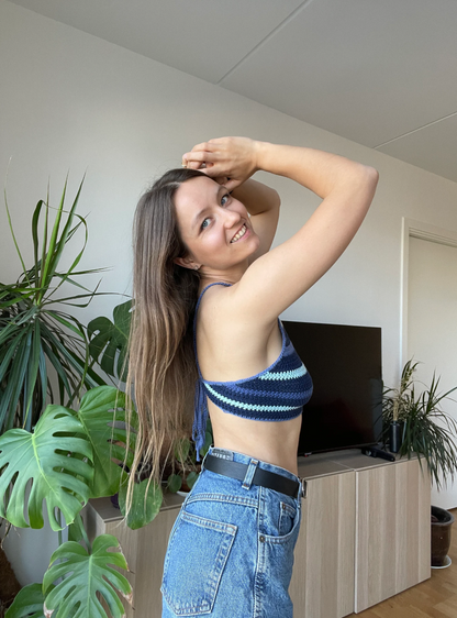 CROCHET HALTER TOP | pdf pattern in English