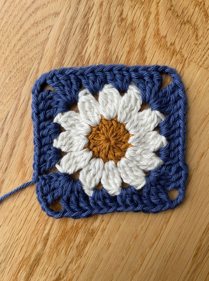 DAISY GRANNY SQUARE | pdf pattern in English