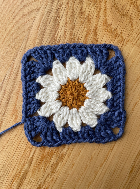 DAISY GRANNY SQUARE | pdf pattern in English