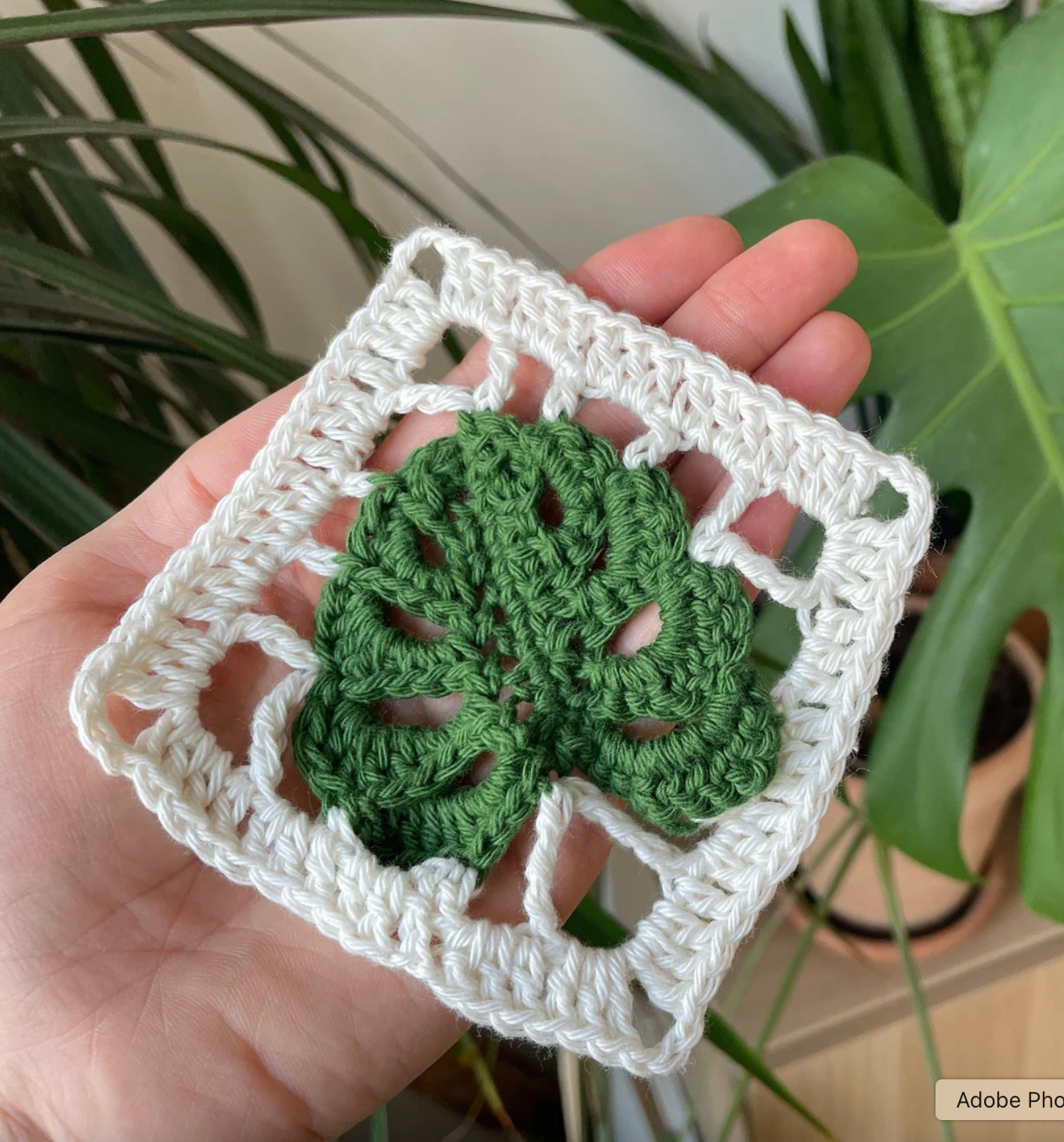 MONSTERA GRANNY SQUARE | pdf pattern in English