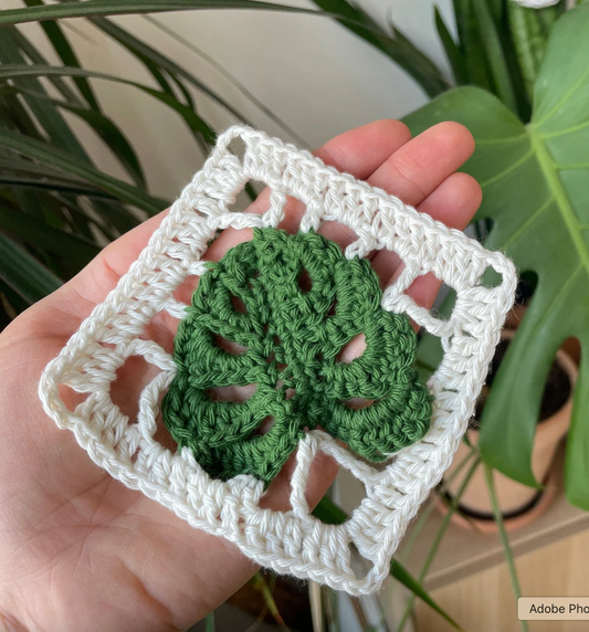 MONSTERA GRANNY SQUARE | pdf pattern in English