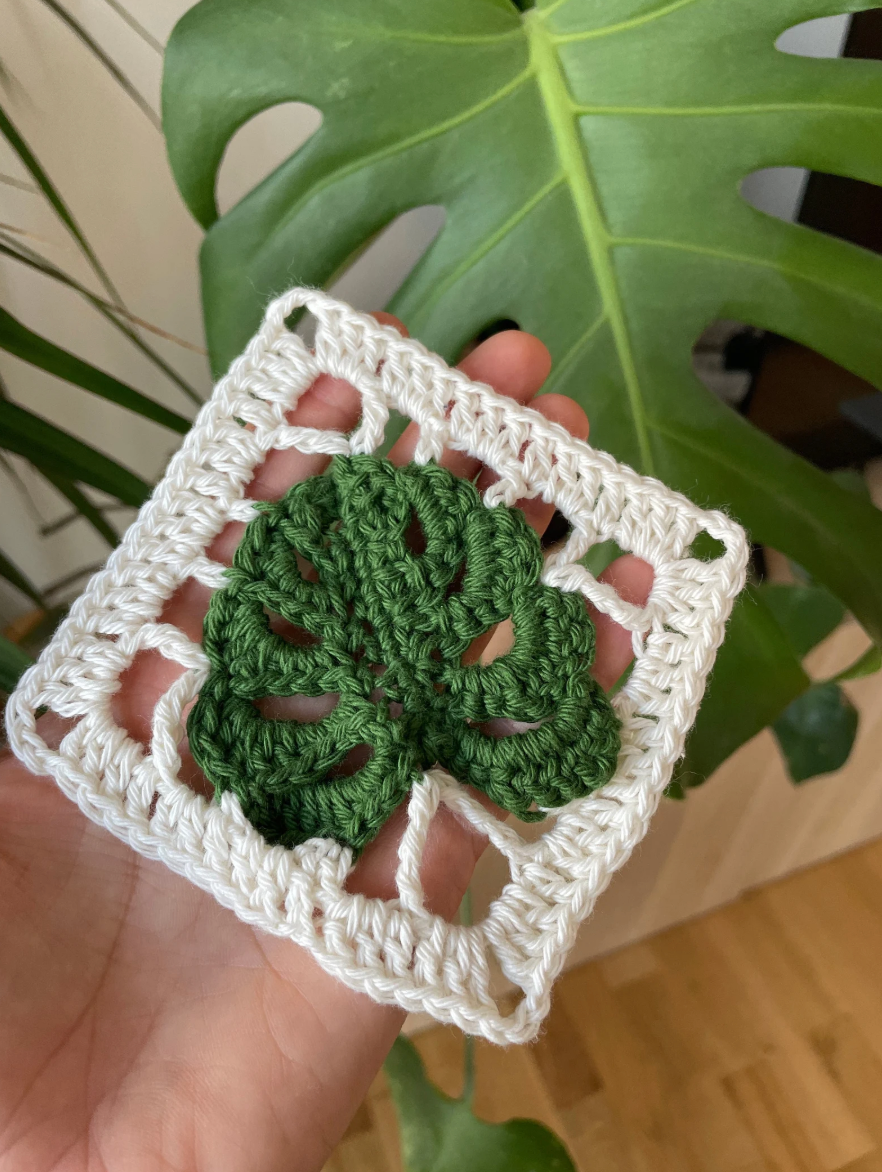 MONSTERA GRANNY SQUARE | pdf pattern in English