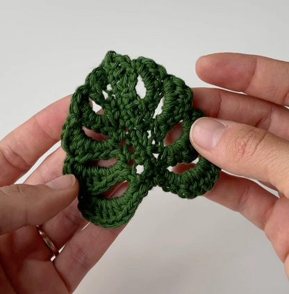 MONSTERA LEAF CROCHET | pdf pattern in English