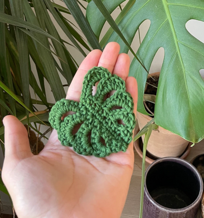 MONSTERA LEAF CROCHET | pdf pattern in English