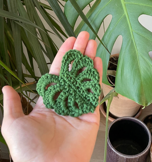 MONSTERA LEAF CROCHET | pdf pattern in English