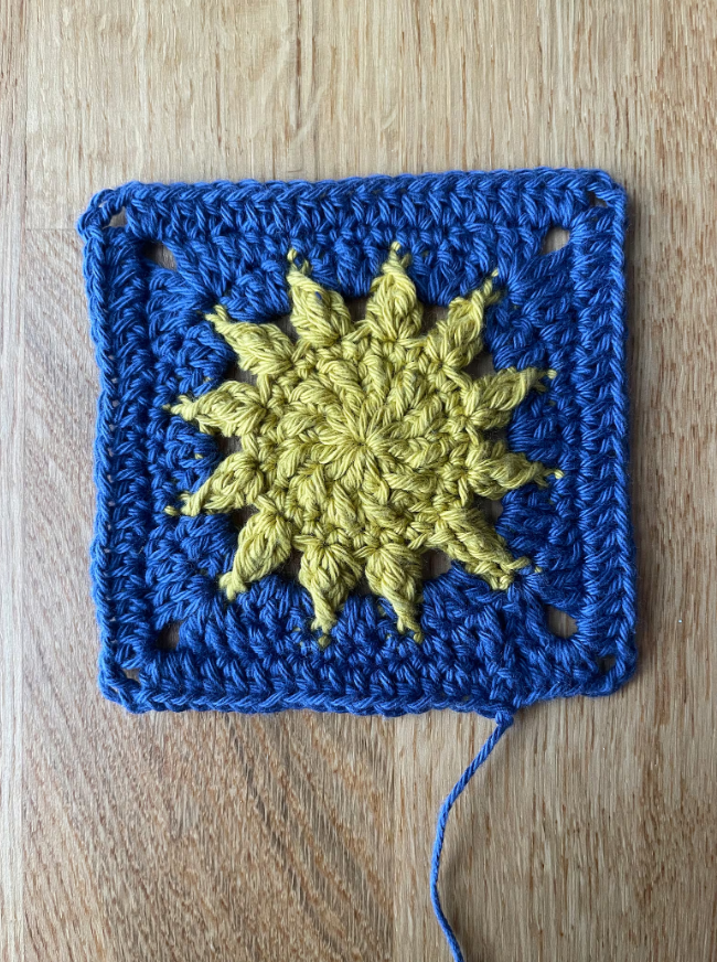 SUN GRANNY SQUARE | pdf pattern in English