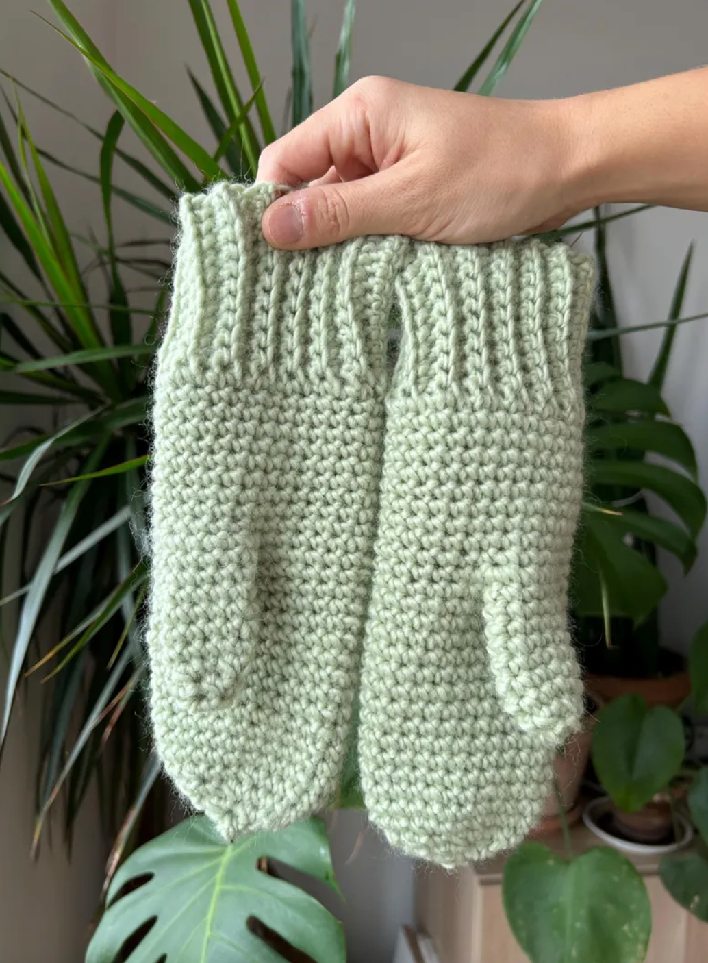 CROCHET MITTENS | pdf pattern in English