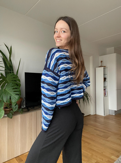 WAVE CROCHET TOP | pdf pattern in English