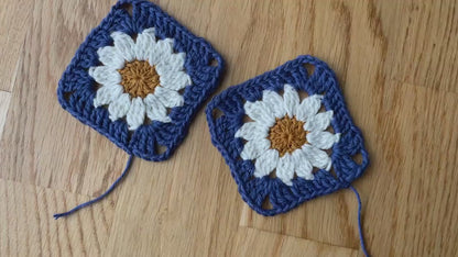 DAISY GRANNY SQUARE | pdf pattern in English