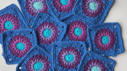 STARBURST GRANNY SQUARE | pdf pattern in English